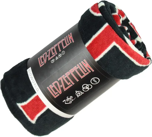 Vista 2 de Led Zeppelin 4 Symbols - Manta de felpa de forro polar súper suave y tierno
