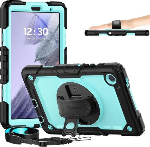 Vista 12 de Timecity Funda para Samsung Galaxy Tab A7 Lite 2021 de 8.7 pulgadas SM-T220/T225/T227 con protector de pantalla, resistente funda protectora