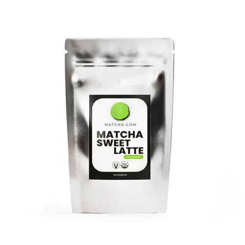 Vista 9 de Matcha Kari Mezcla de latte orgánico endulzado matcha – estilo café – 2.2 libras Organic sweetened matcha green tea latte powder, cafe-style, just