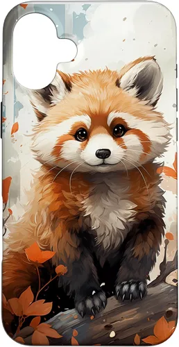 Vista 23 de Cute Red Panda, Red Panda Lover Case for iPhone 17