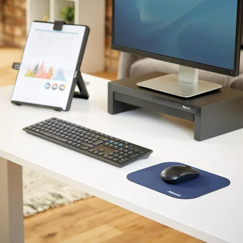 Vista 5 de Fellowes 58021 - Alfombrilla de ratón mediana (azul)