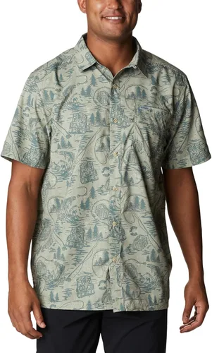 Vista 74 de Columbia - Camisa Super Slack Tide Camp de manga corta para hombre