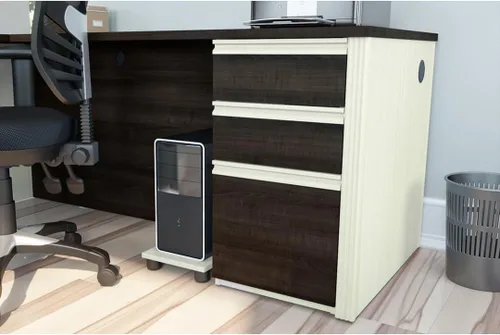 Vista 2 de Bestar Prestige + Pedestal complemento, 16 W, chocolate blanco y Antigua