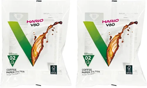 Vista 13 de Hario V60 - Filtro de café de papel, tamaño 01, blanco, caja de 40 unidades (paquete de 3)