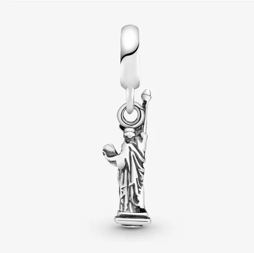 Vista 6 de Pandora Pulsera colgante de la Estatua de la Libertad de Nueva York, pulseras de momentos Impresionantes joyas para mujer Regalo para mujeres