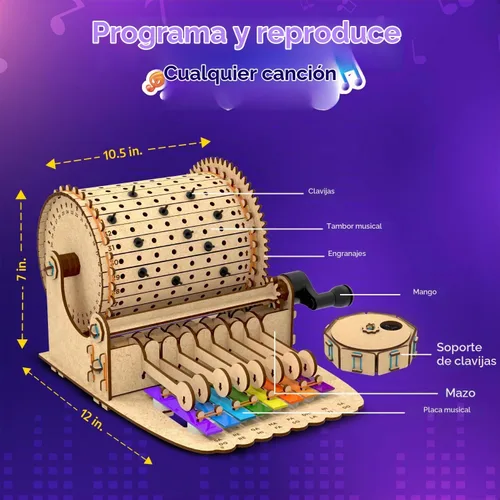 Vista 5 de Smartivity Máquina de música DIY de juguete para niños de 8 a 14 años
