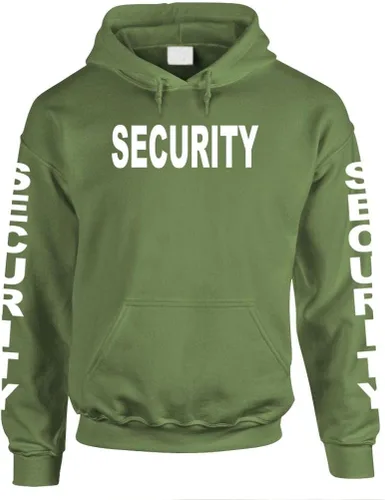 Vista 6 de SEGURIDAD – Deber policial del personal de eventos de fiesta - Sudadera con capucha para hombre