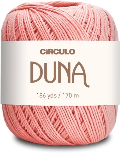 Vista 16 de Círculo Hilo Duna – 186 yardas, 3.52 onzas – Hilo DK de peinado ligero – 100% algodón virgen brasileño mercerizado, perfecto para tejer y hacer