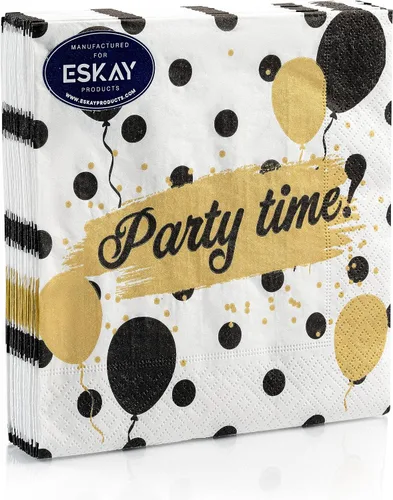Vista 16 de Servilletas de papel Cheers para cócteles, aperitivos, bebidas de bar, fiestas de cumpleaños y eventos de boda, gruesas y absorbentes