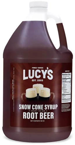 Vista 10 de Lucy's Family Owned – Jarabe para cono de nieve de raspado – 1 galón (128 onzas)