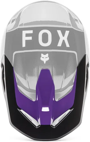 Vista 9 de Fox Racing V1 Casco de Motocross Dirt Bike con Visera, Negro, Pequeño/Mediano