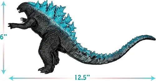 Vista 4 de TwCare Figura de acción de juguete Monster vs. Kong 2021: Rey de los monstruos dinosaurio dragón, serie de películas, articulaciones movibles