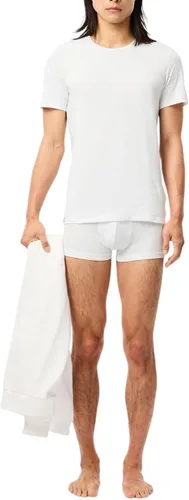 Vista 16 de Lacoste Paquete de 3 camisetas Essentials de cuello redondo de ajuste regular 100% algodón para hombre