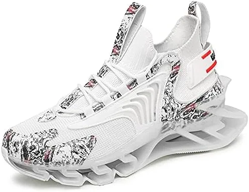 Vista 3 de GJUYC Zapatos deportivos para hombre, zapatos para correr, para hombre, para correr, a la moda, atlético, baloncesto, caminar, casual, senderismo