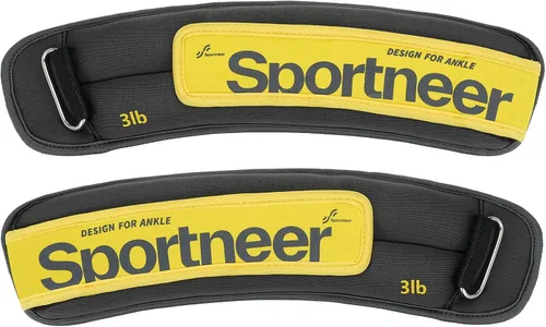 Vista 18 de Sportneer Pesas de tobillo de 0.5/1/2/3/5 libras, 1 par de pesas de muñeca y pierna para mujeres, hombres, niños y niños con correas ajustables