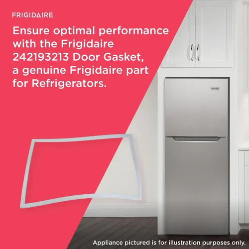Vista 4 de Frigidaire 242193213 Junta de puerta para refrigeradores, color blanco