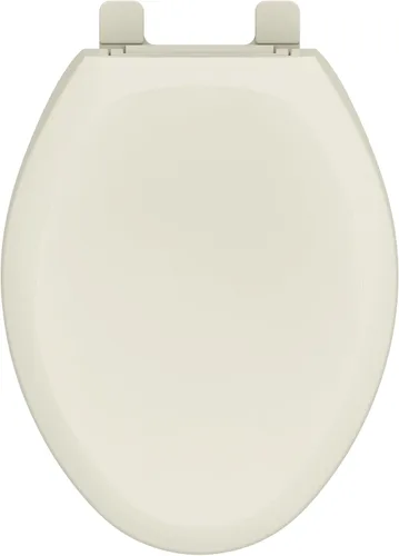 Vista 9 de Gerber Asiento de inodoro alargado con tapa, cierre suave, sin golpe, instalación rápida y fácil, plástico resistente, ajuste ajustable