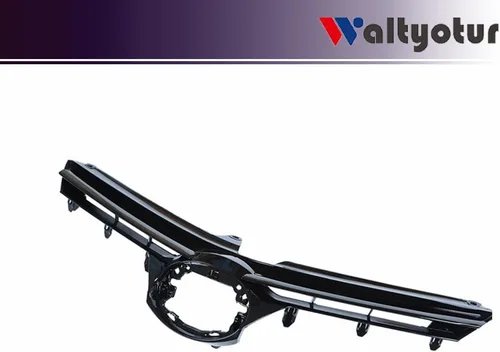 Vista 3 de Parachoques delantero parrilla negro brillante reemplazo para Corolla LE 2017 2018 2019 53111-02B00 5311102B00