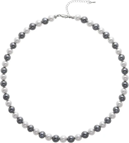 Vista 18 de BABEYOND Collar redondo de perlas de imitación collar de perlas de boda para novias Blanco