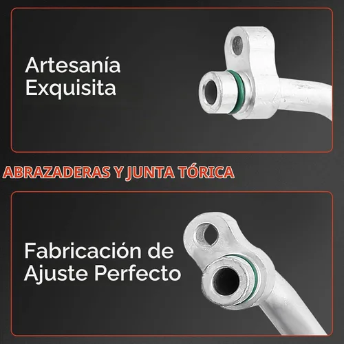 Vista 3 de A-Premium - Conjunto de manguera de línea de descarga A/C compatible con Subaru