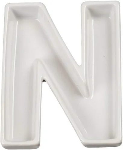Vista 8 de Plato de cerámica con diseño de carta de amor Ivy Lane, color blanco, 6 - pulgadas, Blanco
