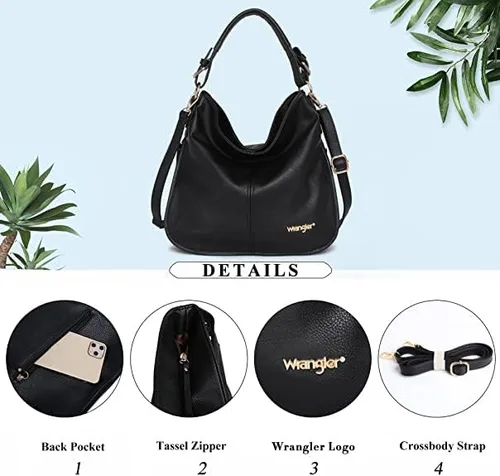 Vista 3 de Bolsos Wrangler y bolsos Hobo para mujer