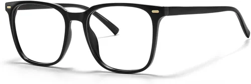 Vista 4 de Gafas cuadradas de gran tamaño con bloqueo de luz azul para mujeres y hombres, antifatiga para monitor de computadora, reducen la fatiga ocular