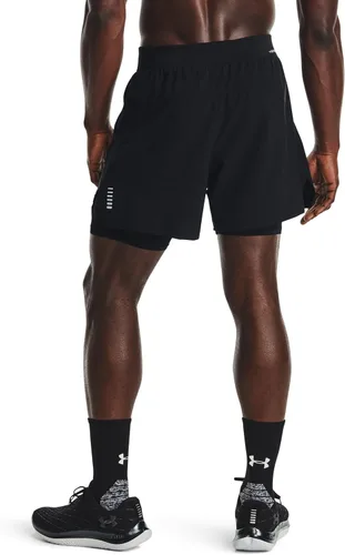 Vista 2 de Under Armour Pantalones cortos Iso-chill Run 2n1 para hombre