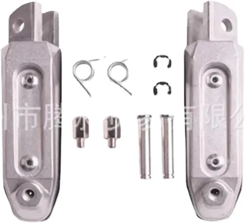 Vista 5 de Pedal de motocicleta, reposapiés delantero para motocicleta Suzuki V-Strom 650 DL650 GSX1300R GSX1300R GSX1300 apto para Hayabusa (color : plateado)
