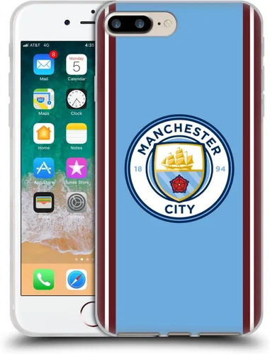 Vista 9 de Head Case Designs Funda de gel con licencia oficial del Manchester City Man City FC Away 2022/23 [protección de grado militar] compatible con Apple