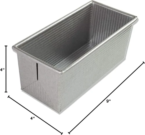 Vista 9 de USA Pan Bakeware Pullman - Molde para pan, tamaño pequeño
