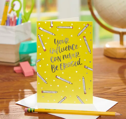 Vista 6 de American Greetings - Tarjeta de agradecimiento para maestros (Un gran año)