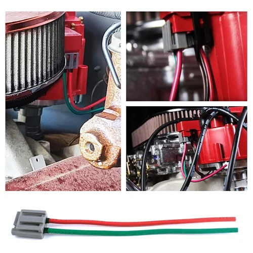 Vista 5 de Xislet HEI Distribuidor Arnés de cable de coleta tacómetro Coletas 12v Enchufe de conector de alimentación y tacómetro compatible con RV Chevy GM