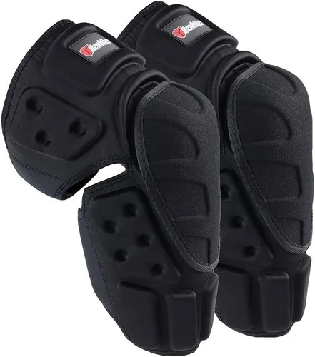 Vista 3 de herobiker Moto rodilleras negro motocicleta rodilleras de protección Motocicleta Motocross Bicicleta Pads Rodilla Pads Protector guardias