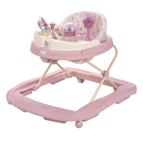 Vista 11 de Andadores y centro de actividades para bebés Minnie Mouse de Disney Baby, andador rosa con música y luces de purpurina