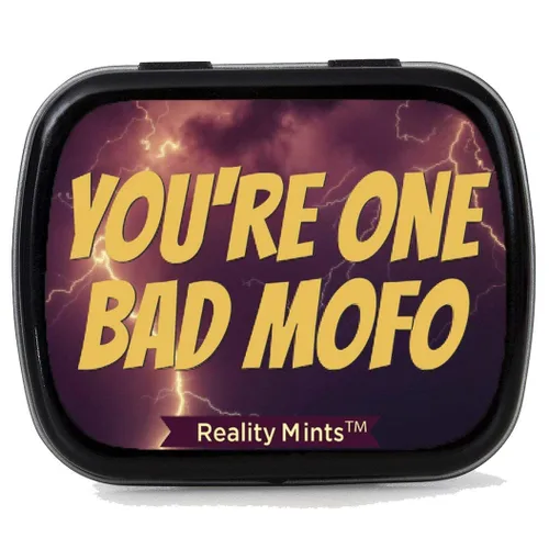 Vista 21 de Funny Statement Mints - Breath Fresheners for Adults - Mens Gag Gifts, Stocking Stuffers, Candy Basket Fillers - Sugar-Free - Pocket-Size Metal Tins