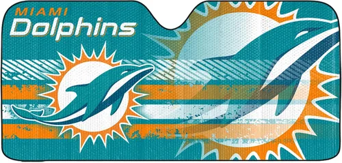 Vista 27 de Fanmats Parasol Solar Automático para Parabrisas de la NFL, Protector Solar Visera Solar Acordeón Tri-plegable para Almacenamiento 59" x 29.5