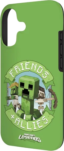 Vista 2 de Minecraft Legends Friends & Allies Mobs - Carcasa para iPhone 17