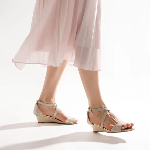 Vista 8 de DREAM PAIRS - Sandalias de tacón bajo con correa de tobillo para mujer