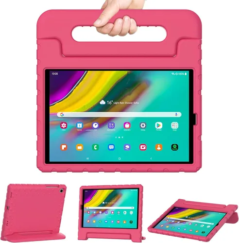 Vista 8 de Funda protectora ligera a prueba de golpes con mango convertible para niños y niñas, para Samsung Galaxy Tab S5e de 10.5 pulgadas lanzada en 2019