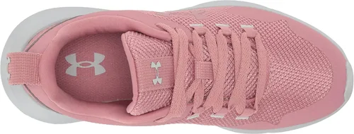 Vista 5 de Under Armour Tenis esenciales para mujer, Onyx White Onyx White Metallic Gold Luster 102