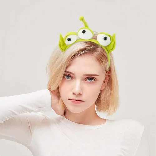 Vista 6 de Vanvene Nuevo disfraz de orejas alienígenas de felpa, diadema de felpa para adultos y niños, regalo de cosplay, 8 piezas
