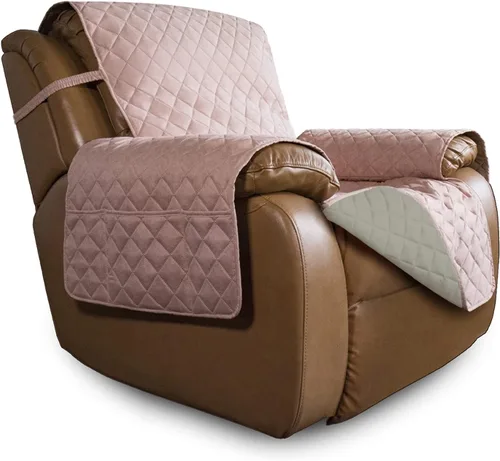 Vista 192 de Easy-Going - Funda reversible para sofá, resistente al agua, con varillas de espuma y correas elásticas, protector de muebles para mascotas y perros