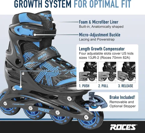 Vista 6 de Roces Patines en Línea Jokey 3.0 para Niños