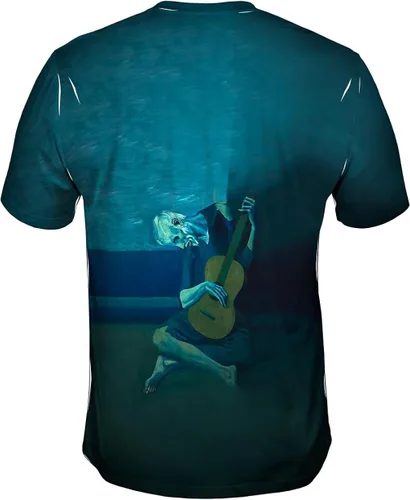 Vista 2 de Yizzam - Pablo Picasso - Old Guitarist (1903) - Camiseta para hombre