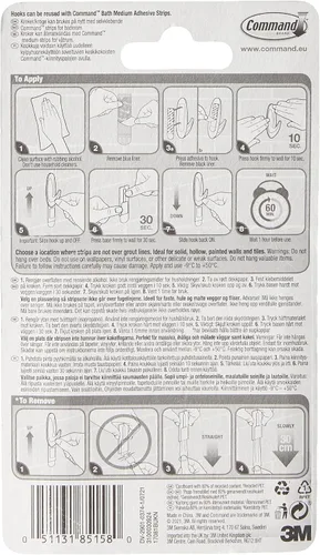 Vista 2 de Command, ganchos de diseño, 17081B