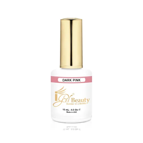 Vista 3 de iGel Beauty Builder in a Bottle 0.5oz (rosa americano, 0.5 onzas)