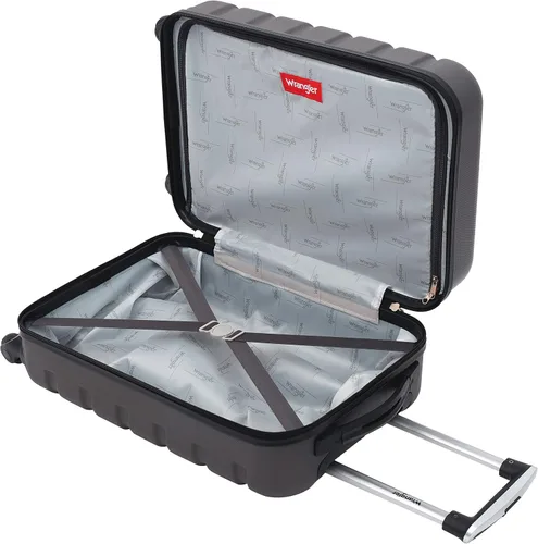 Vista 6 de Wrangler Equipaje giratorio de mano rígido, Gris Carbón, Equipaje giratorio rígido
