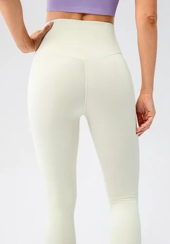 Vista 4 de Ukaste Leggings de yoga para mujer Studio Essential de 19 pulgadas, 23 pulgadas, 25 pulgadas, 28 pulgadas, pantalones de entrenamiento suaves