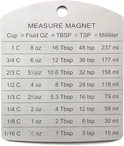 Vista 7 de RSVP International Endurance Magnet Collection Acero inoxidable, lavavajillas giratorio, 2.25 x 2.25 pulgadas